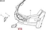502007128 Заглушка Нижнего Поддона Левая Для Ski Doo Tundra