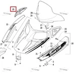 5606-940 Вентиляционная Панель Правая Для Arctic Cat 5606-924, 4606-588