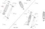 706203418 Пружина Переднего Амортизатора Желтая Для BRP Can Am Renegade, Outlander 706206025