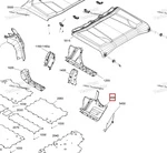 705012705 Панель Боковая Задняя Правая Для BRP Can Am TRAXTER, Defender 705008155