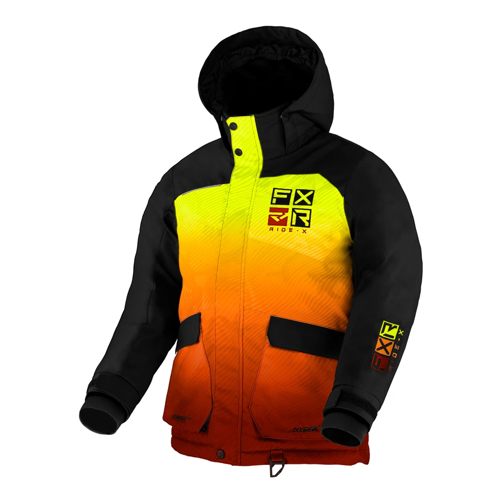 Детская куртка FXR Kicker с утеплителем Inferno/Black, 14, 220449-2610-14