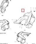 5451230-632 Боковая Панель Левая Для Polaris AXYS