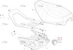 BD-710001645 Фонарь Задний Для Ski Doo MXZ 710001645