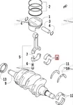 3007-109 Вкладыш Коленвала Двигателя Для Arctic Cat