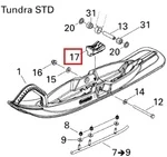 505072593 Демпфирующая Подушка Под Лыжу Для Ski Doo Tundra