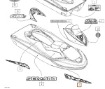 219901937 BRP Наклейка корпуса, боковая, правая
