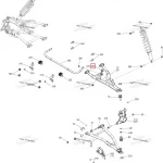 706202538 Стойка Переднего Стабилизатора Правая Для BRP Can Am