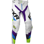 Штаны для мотокросса FXR Revo MX White/Purple/Lime 203340-0180