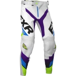 Штаны для мотокросса FXR Revo MX White/Purple/Lime 203340-0180