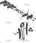 420910205 Кронштейн Распредвала Двигателя Для Ski Doo 1200