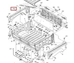 5UG-K8192-30-00 Крыло заднее правое красное для квадроциклов Yamaha Rhino 450/660/700 5UG-K8192-30-00