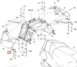 518325710 Крепеж Сиденья Правый Для Ski Doo 518325474