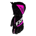 Перчатки женские FXR Fusion с утеплителем Black/Elec Pink 220833-1094