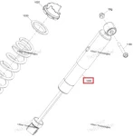 505074033 Амортизатор Передней Подвески Для Ski Doo Summit, Expedition
