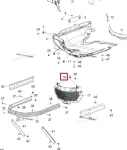 502007140 Вентиляционная Решетка Передняя Для Ski Doo TUNDRA, SKANDIC