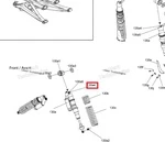 715900480 Кольцо Стопорное Амортизатора Для BRP Can Am COMMANDER, Maverick