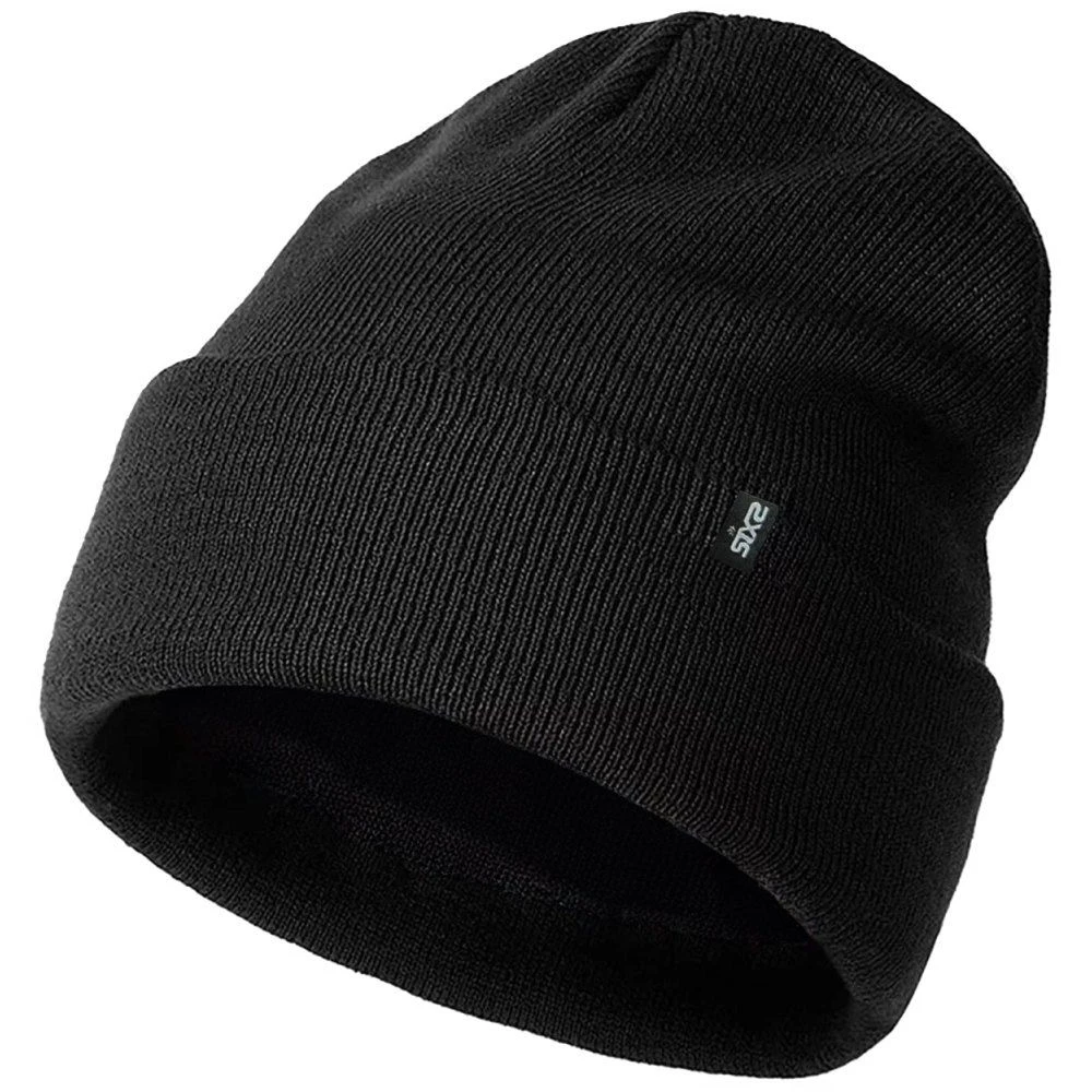 Шапка SIXS BEANIE Black, OS, BEANIE-BLACK