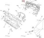 707900432 Крышка Задняя Верхняя Для BRP Can Am Defender, TRAXTER 707900635