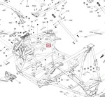 705205295 Фиксатор Нижний Для BRP Can Am Maverick 705210249
