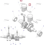 2212229 Поршень Для Polaris Patriot 850 2207820, 2208205, 2207821, 2209886