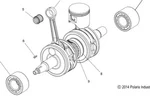 2205649 Коленвал Для Polaris