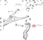 715010171 Кулак Поворотный Передний Правый Серый Для BRP Can Am Maverick R 706204912, 715010181, 715010037