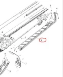 1018777 Подножка Для Ног Левая Серебристая Для Polaris