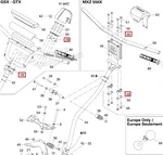506151622 Кронштейн Крепления Проставки Руля Для Ski Doo 709400919, 414491600, 506151620