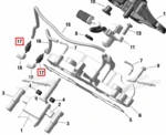 420956515 Клапан обратный системы RAVE клапанов Ski-Doo BRP