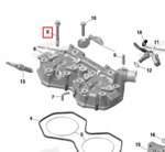 420640958 Болт M8 X 68.5 Ski-Doo