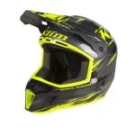 Шлем карбоновый KLIM F3 Carbon Pro Thrashed Asphalt - Hi-Vis размер L