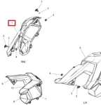 5451231-632 Боковая Панель Правая Для Polaris AXYS