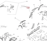 705008509 Крыло Переднее Правое Черное Для BRP Can Am Maverick MAX 705011712, 705009853, 705007624, 705011706, 705008458