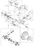 705400006 Подшипник Передней Ступицы Для BRP Can Am Traxter 1999-2001, Honda TRX 91051-HA7-651