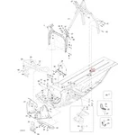 605351612 Фиксатор Левый Для BRP Lynx Rave, Xtrim