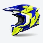 Шлем AIROH TWIST 3 DIZZY Blue/Yellow Glossy TW3D31