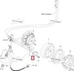 420665160 Датчик Холла Для Ski Doo 420966546, 420966545