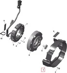 420911855 Корпус Генератора Для Ski Doo 420911851 420911855 Корпус Генератора Для Ski Doo 420911851