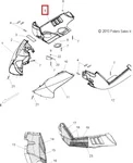 2633872 Нижний Поддон Правый Для Polaris 600 WIDETRAK IQ