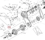 504154001 Вал Привода Гусеницы Для Ski Doo Skandic, EXPEDITION