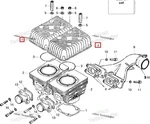 420923590 Головка Цилиндра Для Ski Doo 420823664