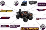 Наклейка 'Can-Am' желтая Can-Am BRP 704908404
