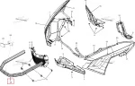 502006920 Бампер Передний Для Ski Doo Skandic, Expedition 502007170