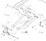 706003894 Рычаг Задний Нижний Правый Черный Для BRP Can Am Maverick Sport 1000R 706003881, 706003162 706003894 Рычаг Задний Нижний Правый Черный Для BRP Can Am Maverick Sport 1000R 706003881, 706003162