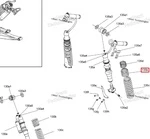 706002952 Пружина Заднего Амортизатора Желтая Для BRP Can Am Maverick Turbo