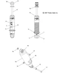 7043437 Амортизатор Задней Подвески Для Polaris WIDETRAK IQ