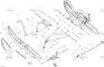505075279 Лыжа Pilot DS-3 Синяя Для Ski Doo SUMMIT 850 E-TEC 2022