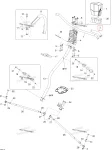 572100500 Ручка Резиновая На Руль Ski Doo 572061700, 506151530