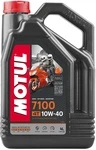 104092 MOTUL Масло Моторное Синтетическое 7100 4Т Четырехтактное SAE 10W-40 4 Литра 104091