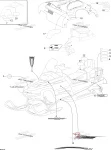 516003480 Наклейка Капота Ski-Doo Skandic Левая Для Ski Doo Skandic SUV